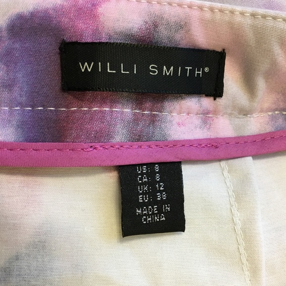 Willi Smith Watercolor Floral Print Skirt - Picture 4 of 7